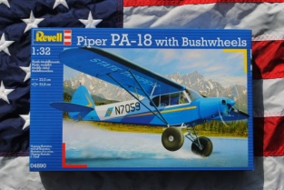 Revell 04890 Piper PA-18 with Bushwheels